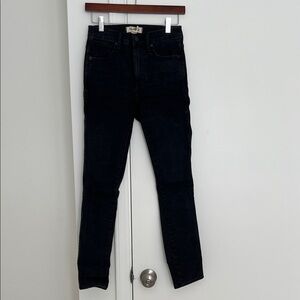 Madewell Vintage Black High-Rise Skinny Jeans